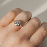 icy round diamond ring | ready to ship