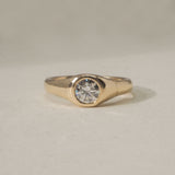 round diamond ring | ready to ship