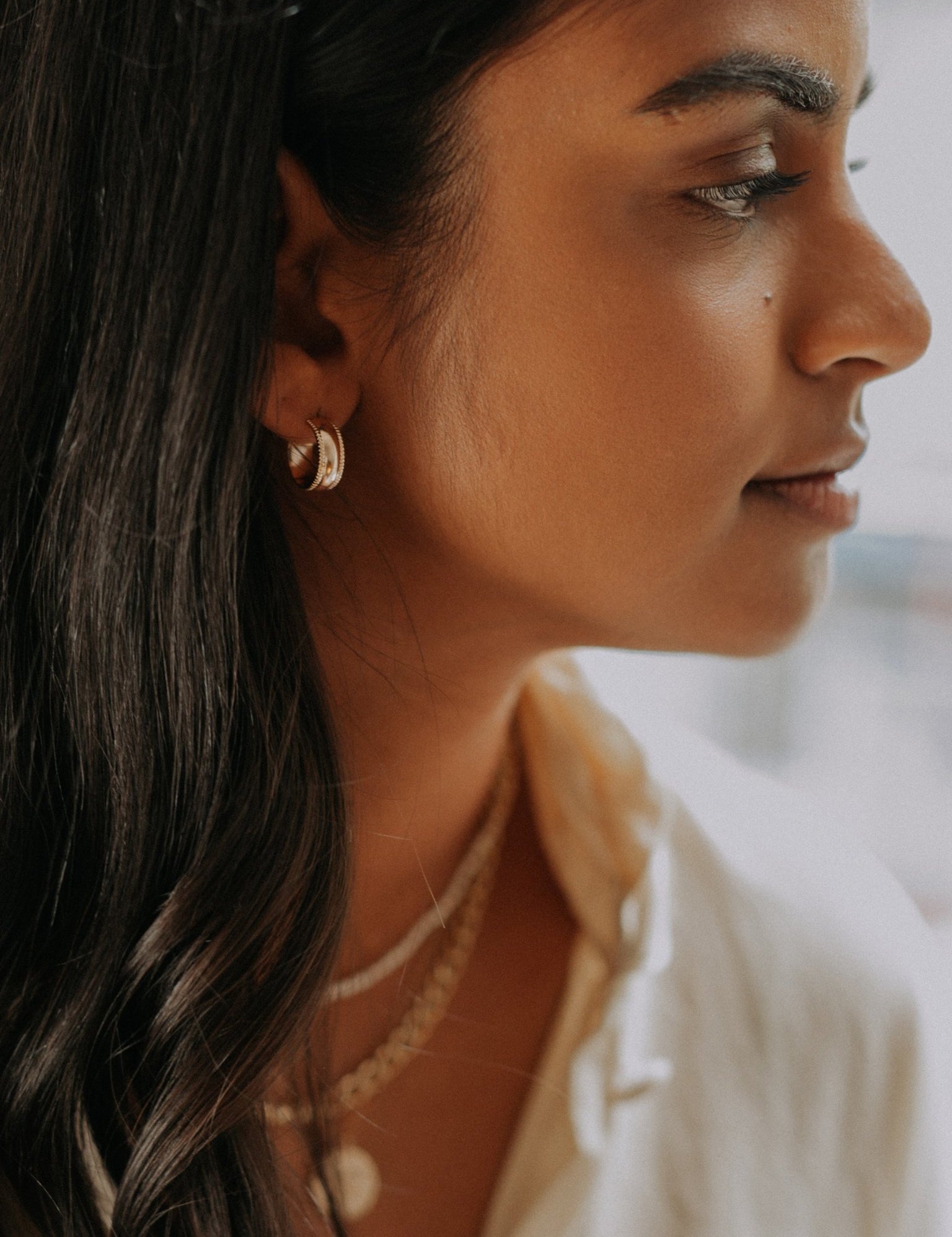 Celine hoops | gold fill - hart & stone jewelry